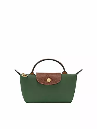 LONGCHAMP | Le Pliage Original Pochette mit Henkel, Vert Anglais | 